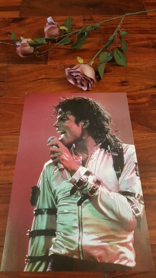 Michael Jackson Rare Music Poster 1980s Cool