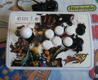 Mad Catz Street Fighter 4 Iv Fight Stick Playstation 3 Ps3 Pre Owned Rare