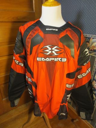 Nwt Empire Prevail F5 Padded Paintball Jersey Red & Black Rare Sz 3xl