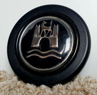 Momo Authentic Wolfsburg Horn Button For Momo Steering Wheel Vw Golf Rabbit Rare