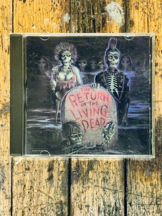 Return Of The Living Dead Soundtrack Cd Htf Rare Oop