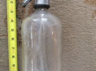 Vintage And Rare Horlacher Bottling Company Seltzer Bottle