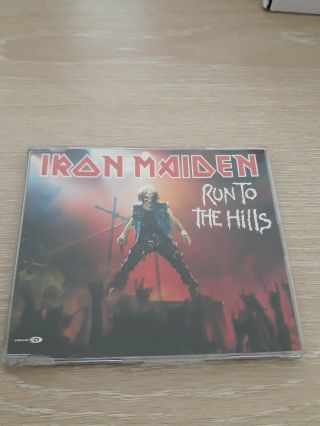 Iron Maiden - Rare Live Picture Cd Single Run To The Hills