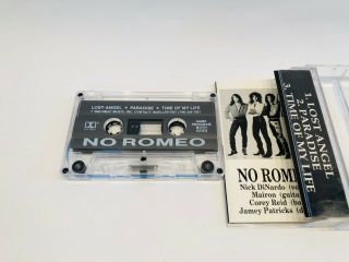 No Romeo Demo Cassette Tape 1990 Chicago Hair Metal Hard Rock RARE 3