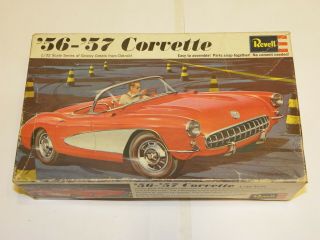 Revell 1/32 Scale 56 - 57 Corvette Model Kit Started