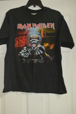 Vintage Rare Iron Maiden A Real Dead One Double Sided T Shirt Large
