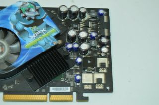 XFX NVIDIA GeForce 7600GT 7600 GT 580M 256MB DDR3 AGP DVI Graphics Card Rare 3