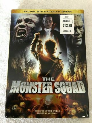 The Monster Squad Dvd Rare 2 - Disc Set 20th Anniversary Edition W/slipcover