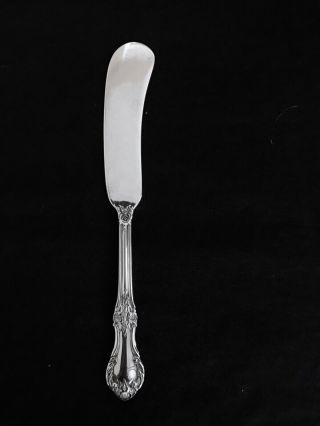 Vintage International Wild Rose Sterling Silver Butter Knife
