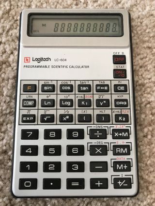 Logitech Lc - 604 Vintage Programmable Scientific Calculator.  Very Rare Taiwan