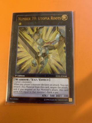 Yugioh Number 39: Utopia Roots - Lval - En048 - Ultimate Rare - 1st Edition Nm
