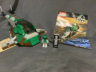 Vintage Extremely Rare Lego Star Wars 7144 Slave 1 With Minifigures Boba Fett