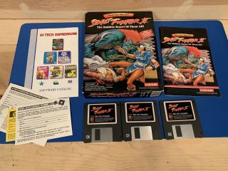 Rare Vintage Street Fighter 2 Ii Pc Ibm 3.  5 " Floppy Disk Capcom Vintage Complete