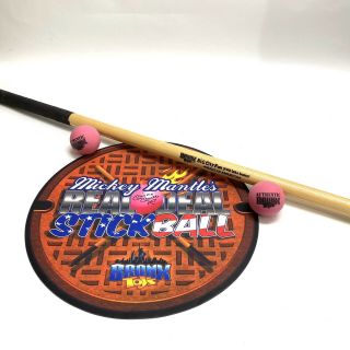 Mickey Mantle’s Real Deal Stickball Set - Bronx Toys - Rare - Wiffle Ball
