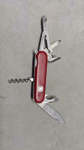 Rare Vintage Wenger Commander Swiss Army Knife Dogleg Z Can Opener S (mpg001401)