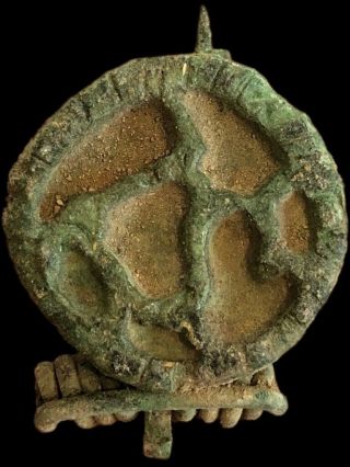 Ancient Roman Bronze Fibula Brooch - 200 - 400 Ad (16)