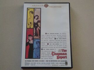 The Chapman Report Warner Archive Dvd Shelley Winters Jane Fonda Rare Classic