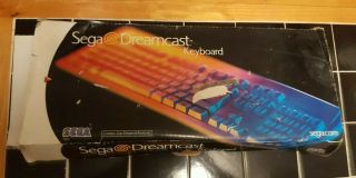 Vintage Official Sega Dreamcast Keyboard W/orig Box Rare Keyboard Looks Great
