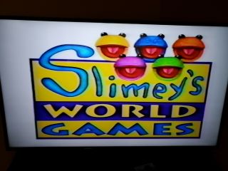 Sesame Street Slimey ' s World Games VHS 1996 RARE 2