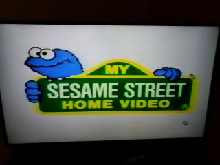 Sesame Street Slimey ' s World Games VHS 1996 RARE 3