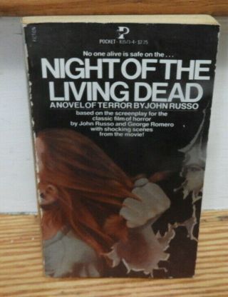 Night Of The Living Dead By John Russo Pocket Book Paperback 1981 Vintage