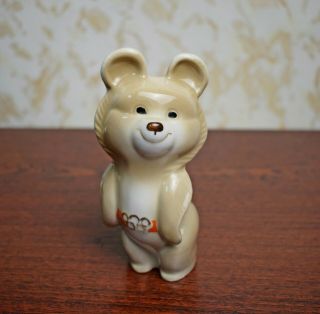 Soviet Olympic Bear Misha Porcelain Figurine 1980 Moscow