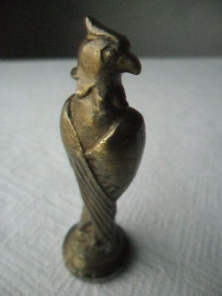 Antique Miniature Bronze? Bird - Pipe Tamper ?