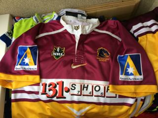 Brisbane Broncos Home Rugby Shirt 1999/2000 Jersey 2xl Nike Australia Very Rare