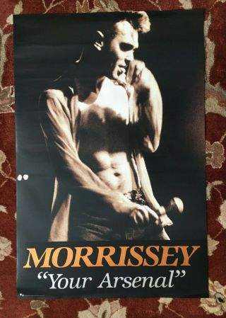 Morrissey Your Arsenal Rare Promotional Poster From 1992