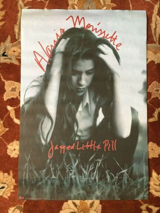 Alanis Morissette Jagged Little Pill Rare Promotional Poster