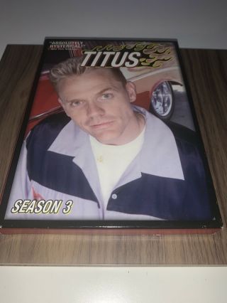 Titus - Season Three (dvd,  2006,  4 - Disc Set) Vgc Discs Rare
