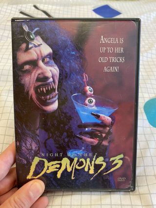 Night Of The Demons 3 Dvd Rare Oop Horror Movie Gore Slasher Teen 90s Halloween