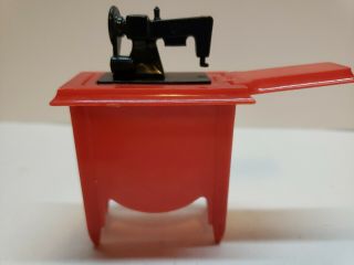 Ideal Vintage Miniature Dollhouse Furniture Singer Sewing Machine With Cabinet