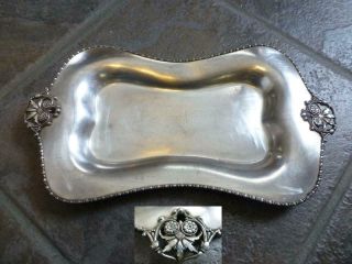 Vintage James W.  Tufts Of Boston Silver Plate Tray 4354