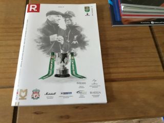 Mk Dons V Liverpool 2019 - 2020 Carabao Cup Rare