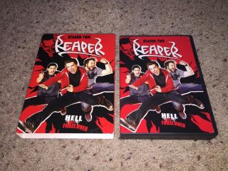 Reaper: Season 2 (dvd,  2009,  4 - Disc Set) With Insert And Slipcover Oop/rare