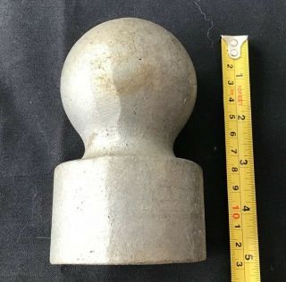 Vintage Fence Post Topper 2 Inch Round Ball Top Replacement Repair Finial Part