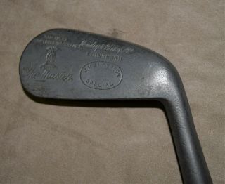 Antique Vintage Hickory Shaft Golf Club Mid Iron By Hendry & Bishop - Scotland