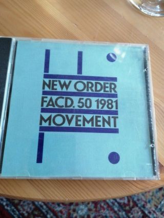 Order Facd.  50 1981 Movement.  Early Rare Cd No Barcode