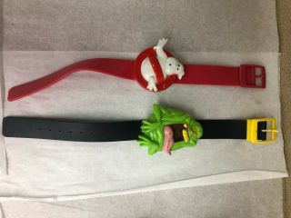 Vintage Set Of 2 - Ghostbuster Collectibles Digital Watches