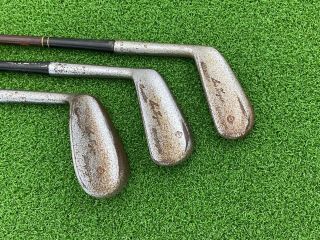 Rare Macgregor Golf Ben Hogan Par - Maker Iron Set 3 5 8 Left Handed Vintage