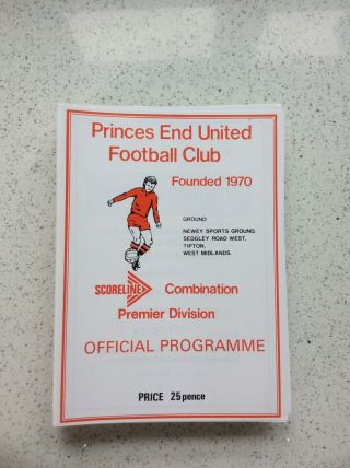 Rare Princes End United V Northfield Town 11th May 1991 - Princes Last Game Ever