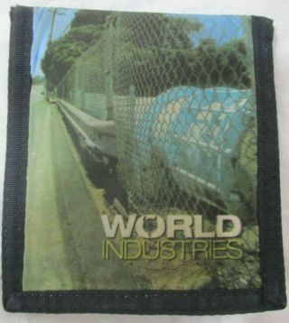 Vintage 1990s World Industries Skateboard Wallet Rare