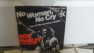 Bob Marley No Woman No Cry Live 7 " Vinyl Record Uk Pressing Rare