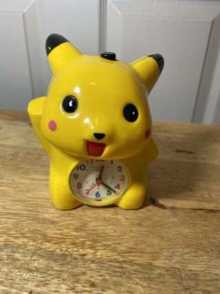 Pokemon Pikachu 90s ‘good Morning ’ Alarm Clock Rare Vintage