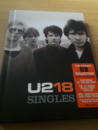 U2 - 18 Singles Rare Cd,  Dvd,  Book Set