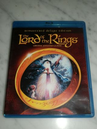 The Lord Of The Rings Blu - Ray - Animated Classic Remastered Rare Oop