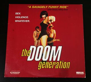 The Doom Generation Laserdisc Ld Ultra Rare Rose Mcgowan
