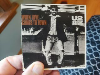 U2 W/ Bb King - Rare Mini - Cd3 When Love Comes To Town 1989 Us Island 2 - 96570 Ex -
