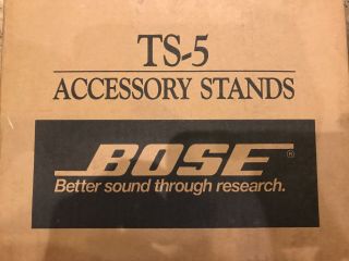 Rare Bose Ts - 5 Accessory Speaker Stands Set Of 2